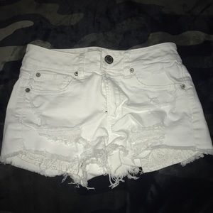 white american eagle festival shorts